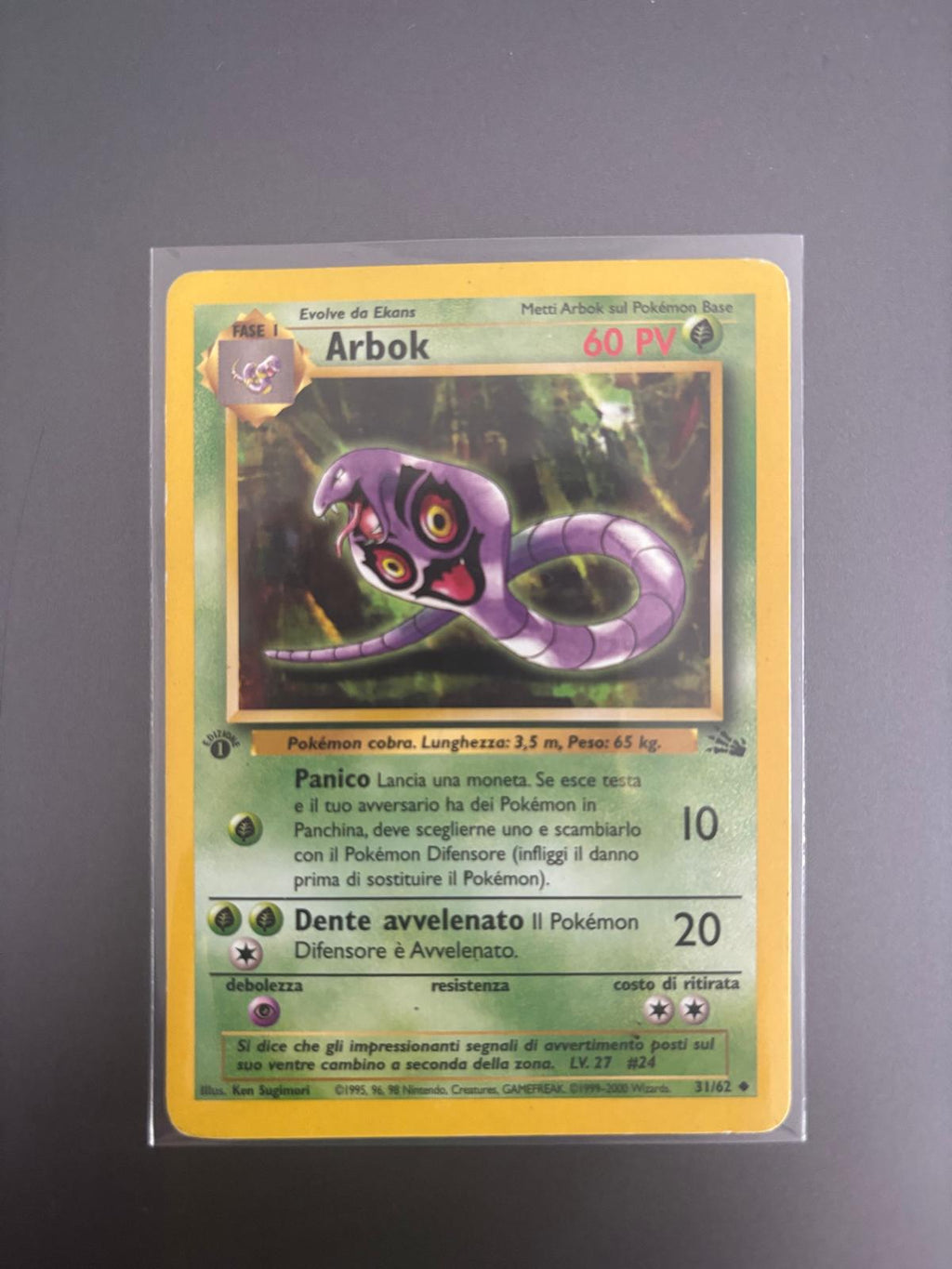Arbok 1°edizione