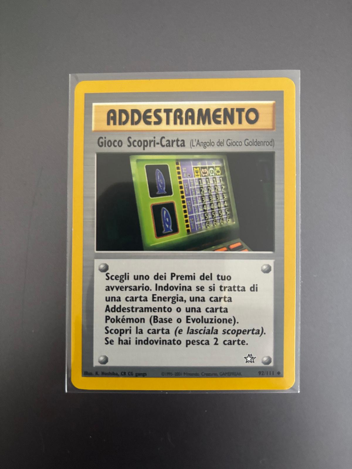 Gioco Scopri-Carta