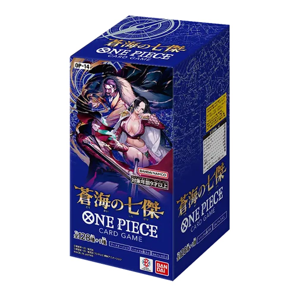 One Piece OP-14 - The Azure Sea's Seven - BOX 24 Bustine - JAP